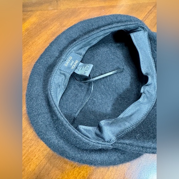 Black Wool 100%  Cap Berets Hats Classic Unisex Adjustable - Picture 11 of 13